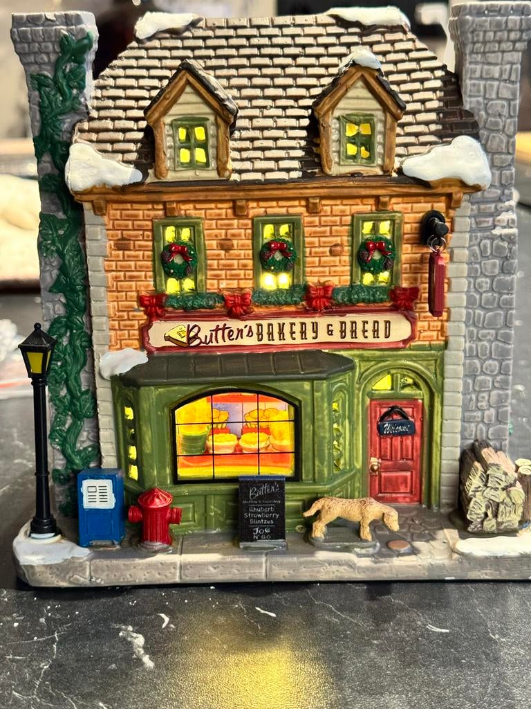 Lemax Butter's Bakery & Bread Caddington Village collectie, Ophalen of Verzenden, Nieuw