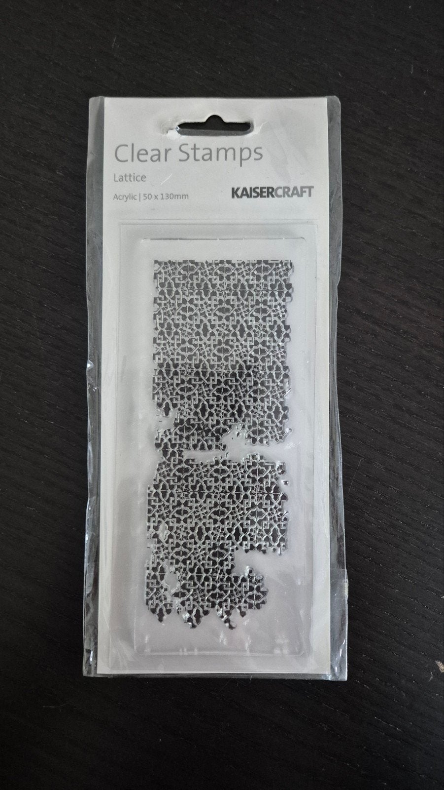 Clear stamp Lattice, Hobby en Vrije tijd, Stempelen, Ophalen of Verzenden, Nieuw, Clearstamp