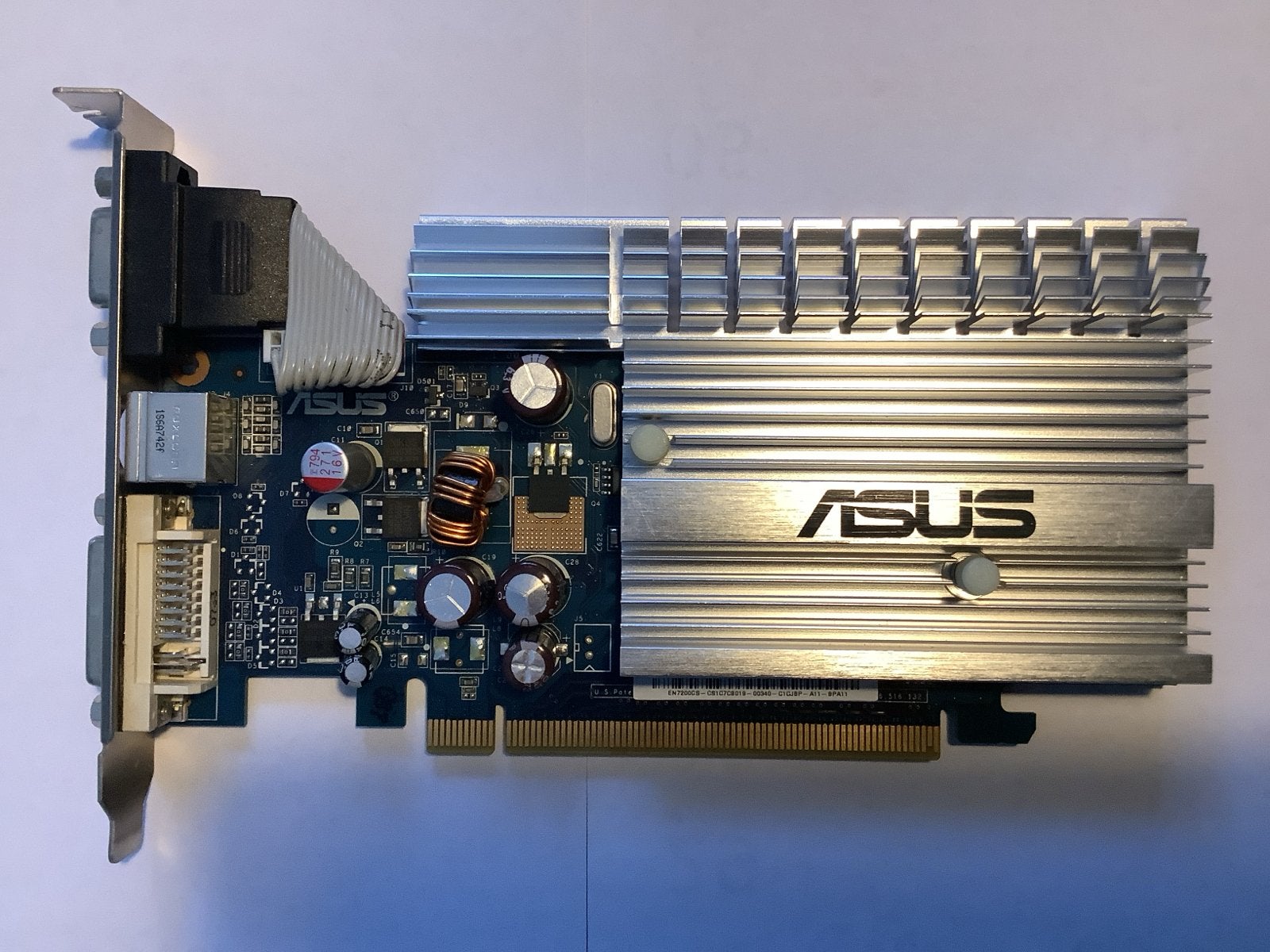 ASUS EN7200GS Videokaart - NVIDIA GeForce 7200 GS, Gebruikt, Ophalen of Verzenden, PCI-Express 1, GDDR2