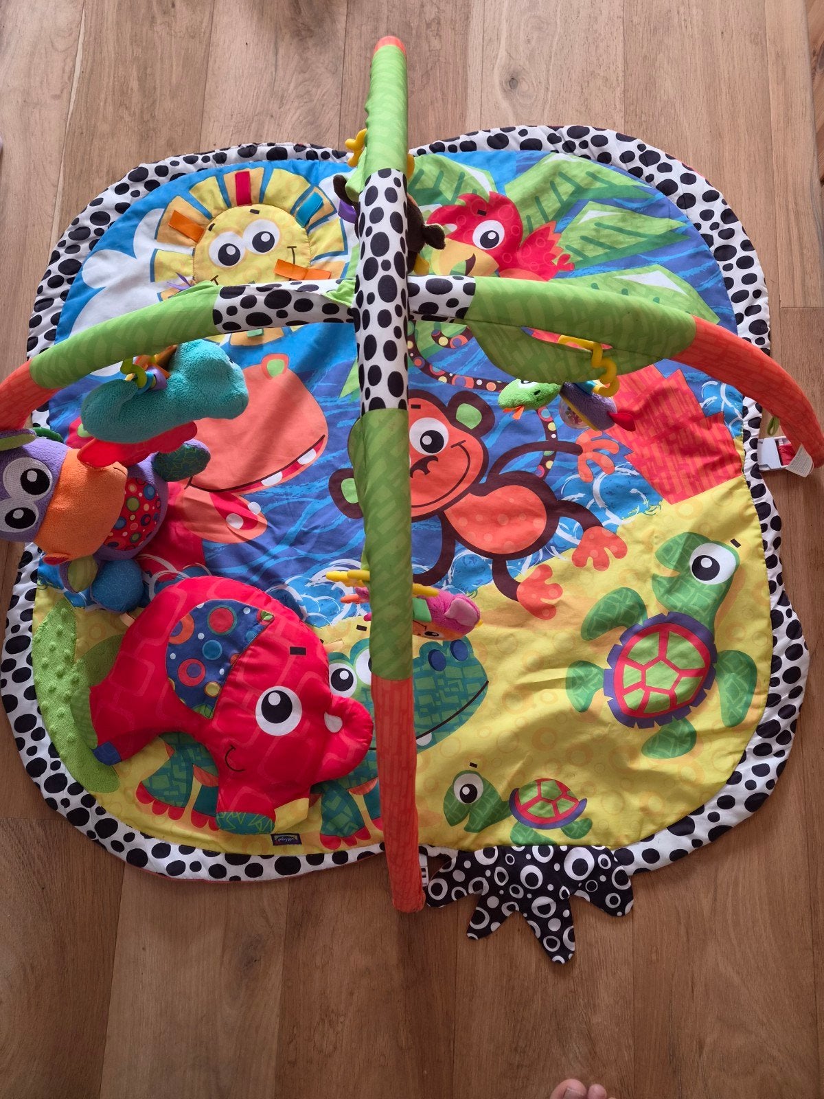 Speelkleed met babygym en speeltjes, Ophalen, Gebruikt, Speelkleed