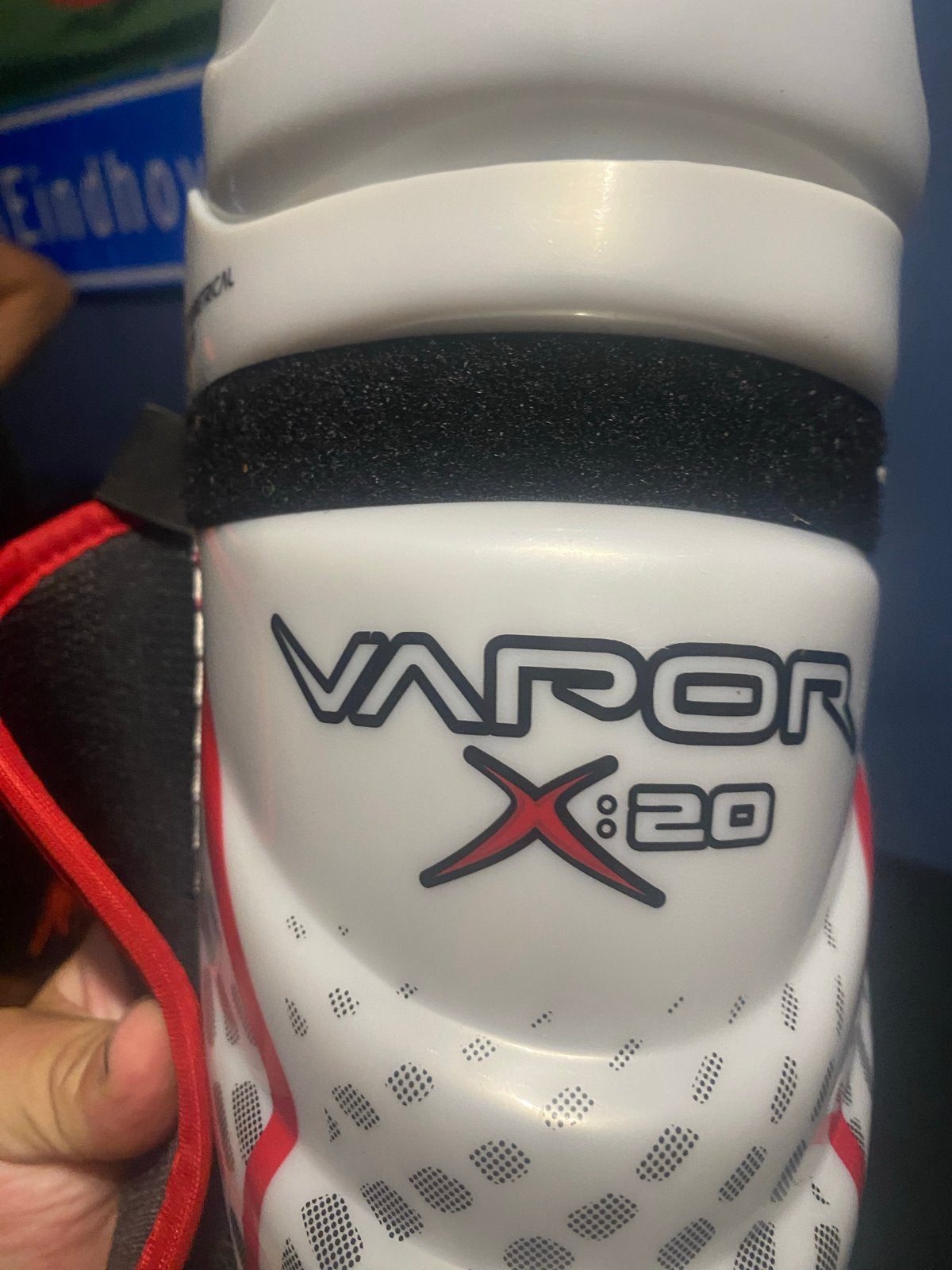 Bauer Vapor X20 scheenbeschermers ijshockey maat 13/33 cm, Ophalen, Zo goed als nieuw, Bescherming