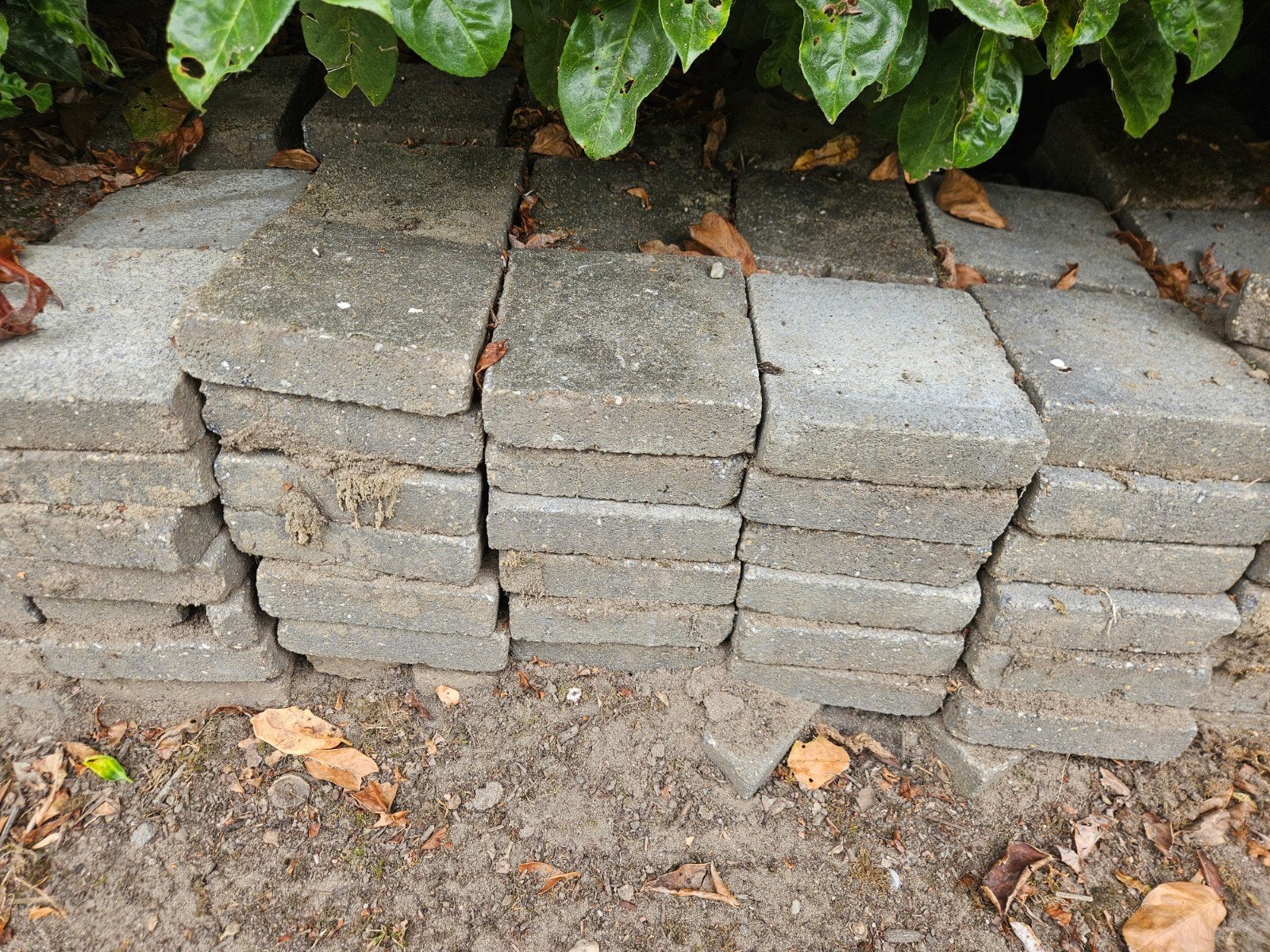 Ruim 6 m2 betonklinkers gratis, Tuin en Terras, Ophalen, Gebruikt, Klinkers, 5 tot 10 m²
