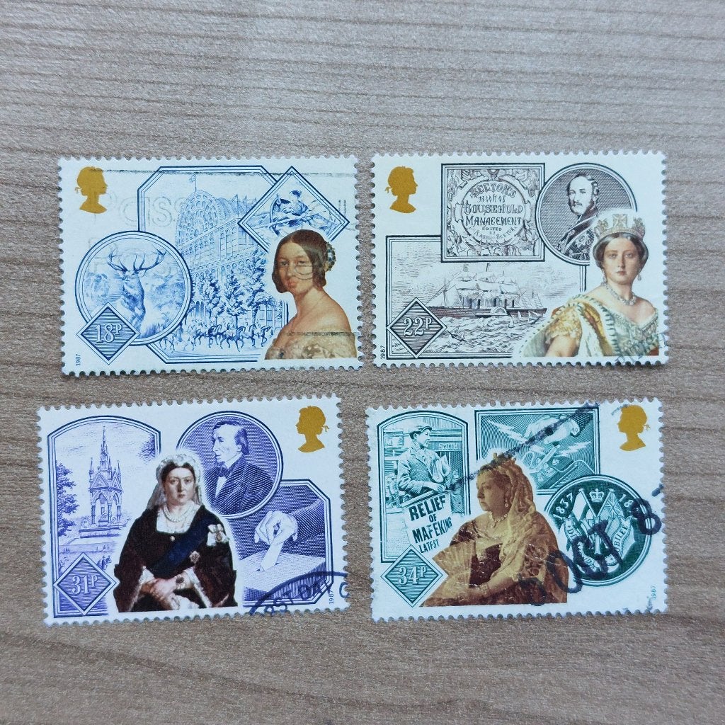 Engeland 1987  Mi 1113 - 1115, Ophalen of Verzenden, Gestempeld