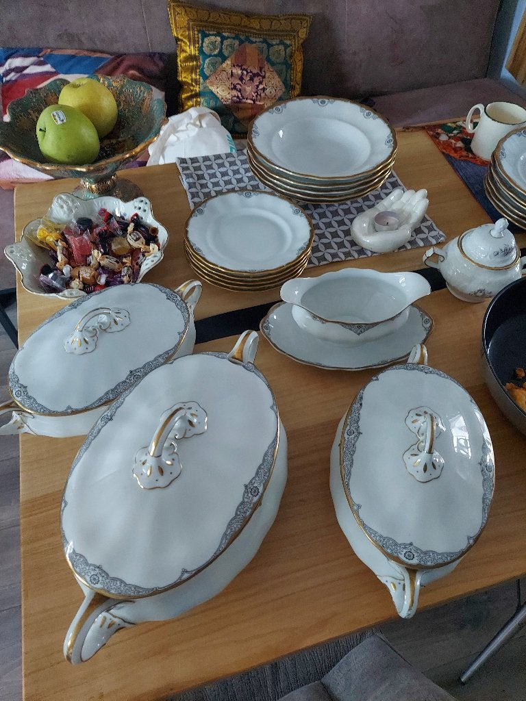 Koenigszelt Silesia "Decor Olga" - Porcelain Dinner Set, Ophalen