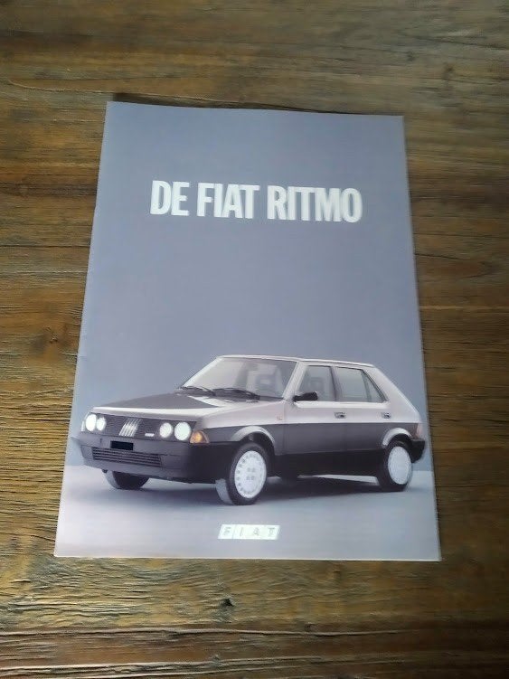 De Fiat Ritmo 6 / 1987 18 pag., Verzenden, Zo goed als nieuw, Overige merken