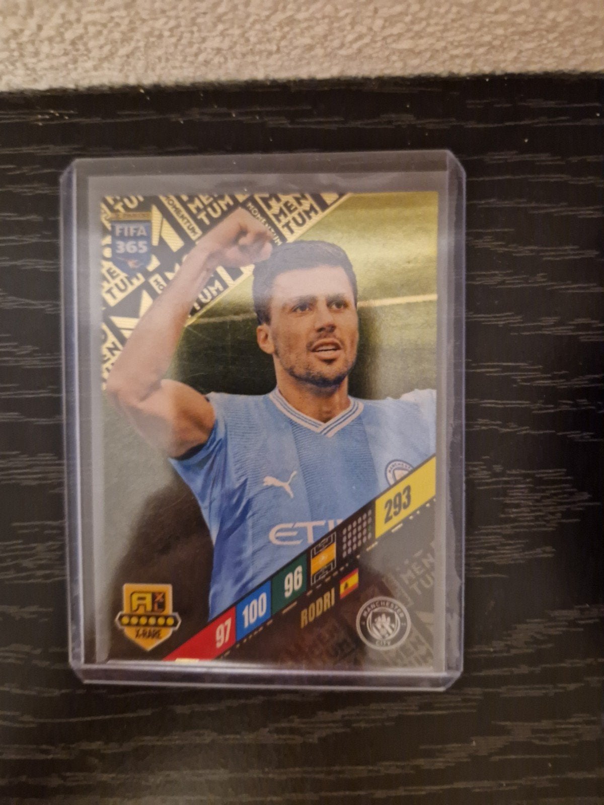 Rodri momentum voetbalplaatje., Ophalen, Plaatje