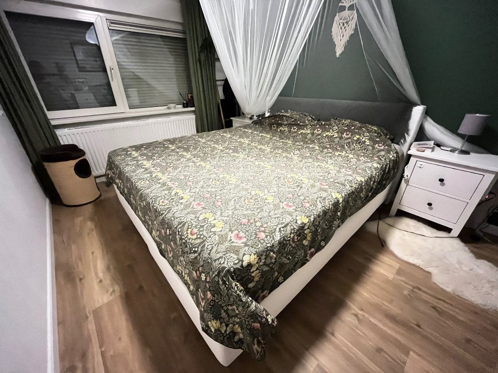 boxspring bed, Ophalen, Gebruikt, Tweepersoons, 180 cm