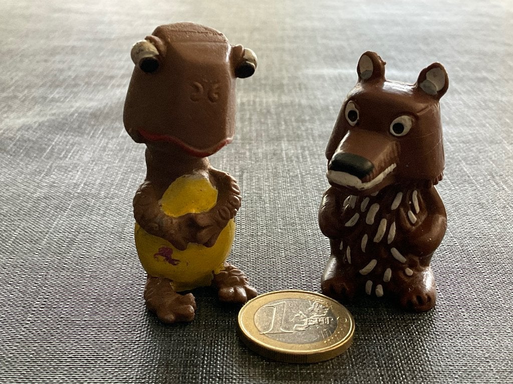 De Fabeltjeskrant - Stoffel de Schildpad en Bor de Wolf, Verzamelen, Poppetjes en Figuurtjes, Zo goed als nieuw, Ophalen