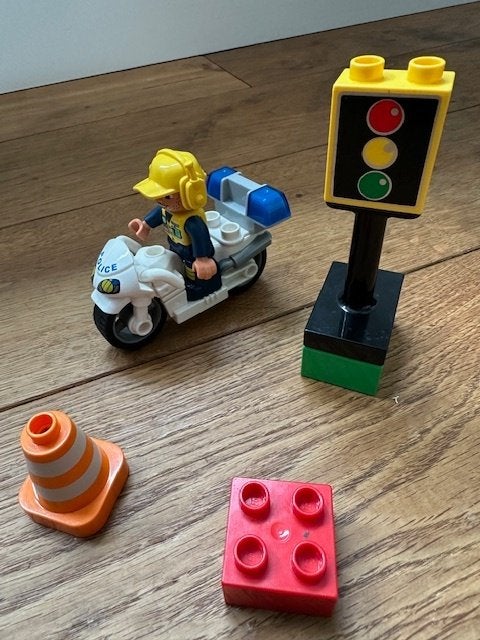 duplo politiemotor Duplo 5679, Ophalen of Verzenden, Zo goed als nieuw, Duplo