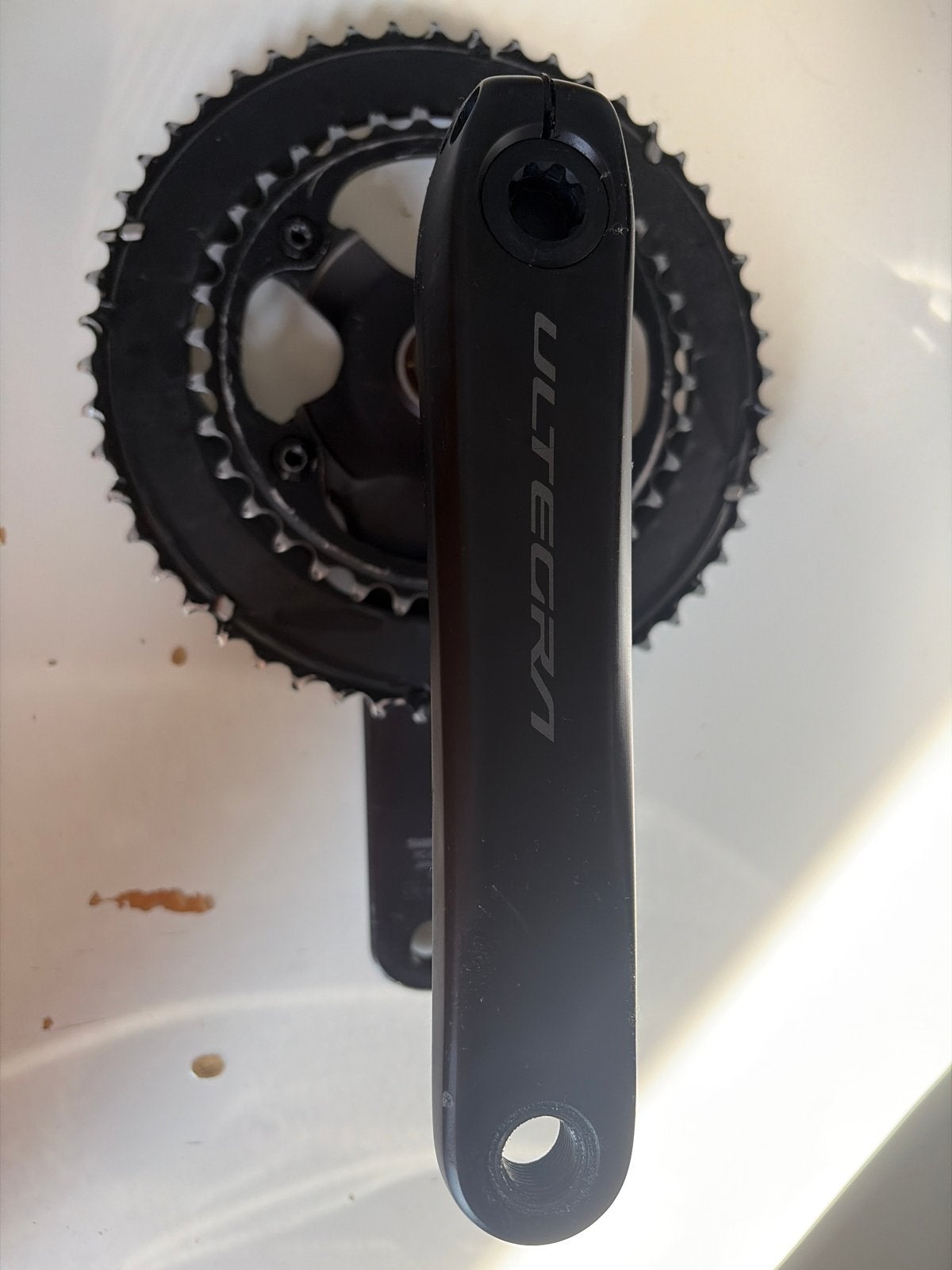 Shimano Ultegra R8100 Crankstel 175mm 52-36T, Crankstel of Pedalen, Gebruikt, Ophalen of Verzenden, Aluminium