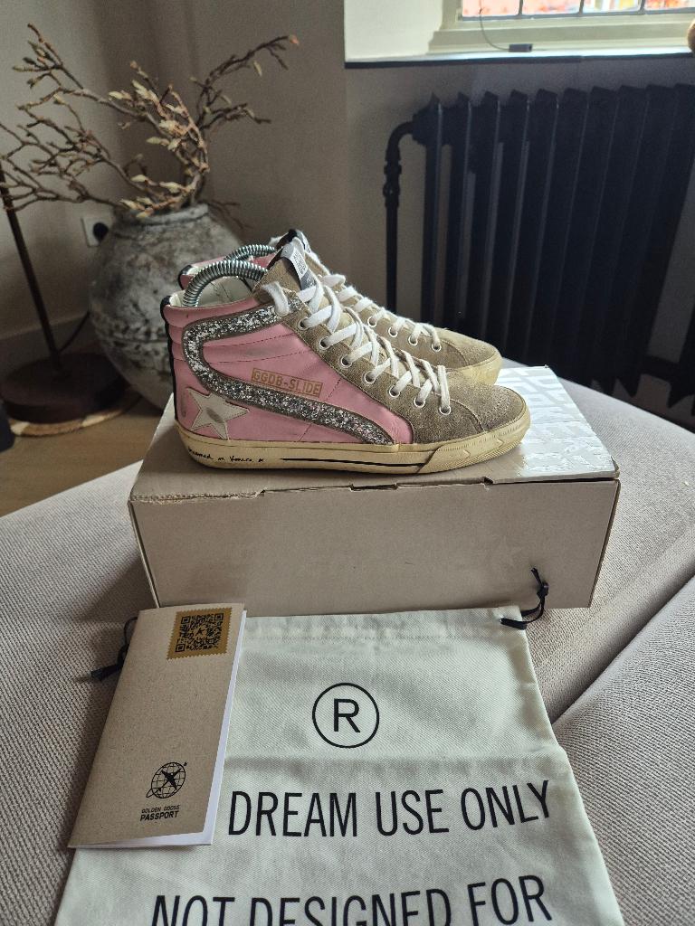 Golden Goose slide Limited Edition mt.36, Ophalen of Verzenden, Roze, Sneakers of Gympen, Zo goed als nieuw