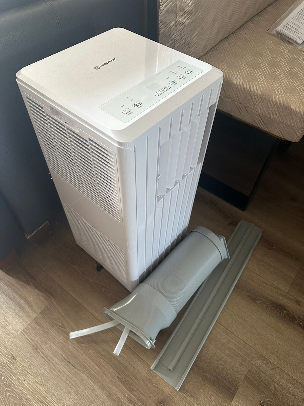 Hantech mobiele airco 9000 BTU R290, Ophalen, 3 snelheden of meer, Zo goed als nieuw, Koelen en Ontvochtigen