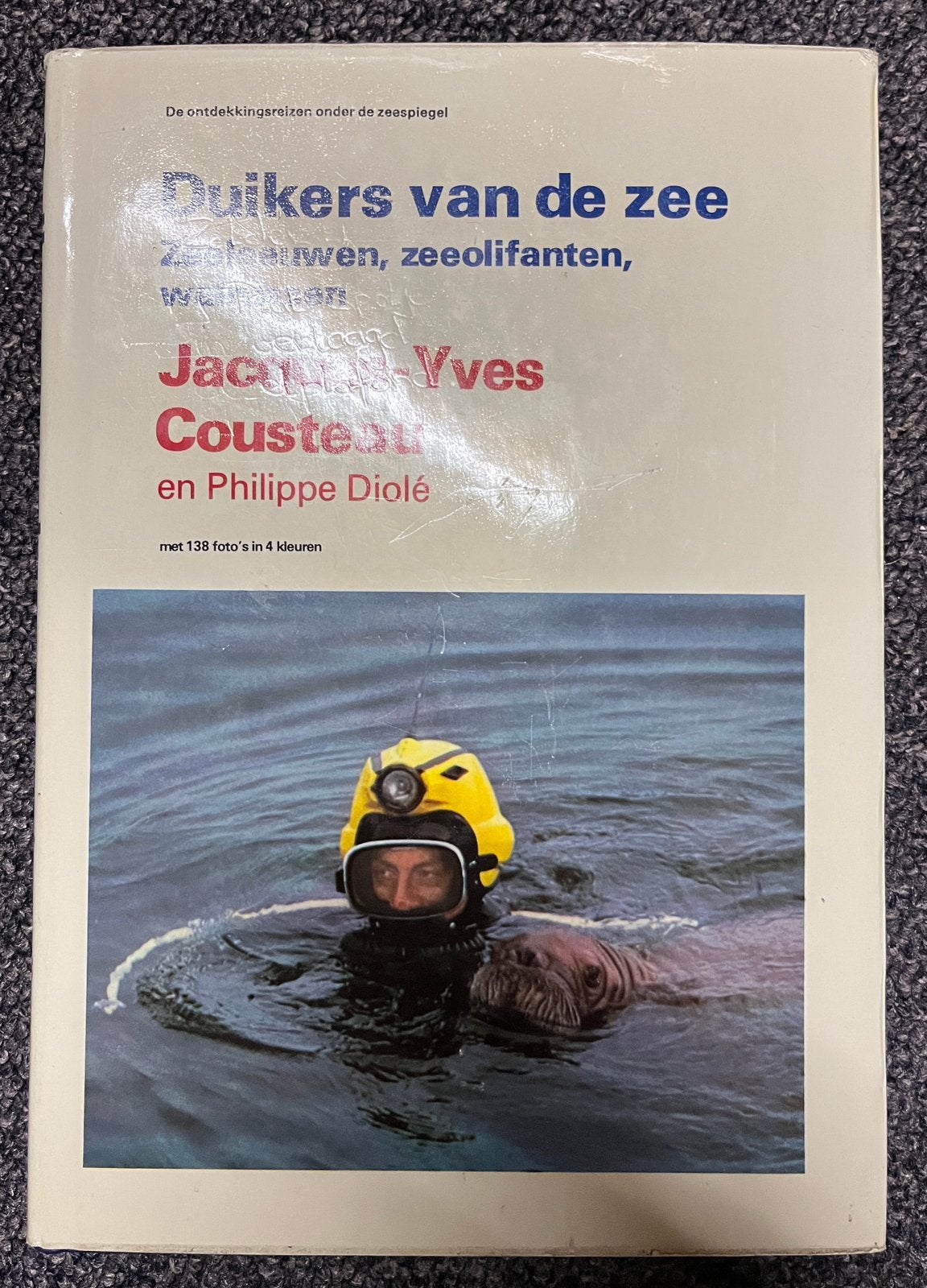 3x boek - Jacques-Yves Cousteau - duiksport, Boeken, Ophalen of Verzenden, Gelezen, Natuur algemeen