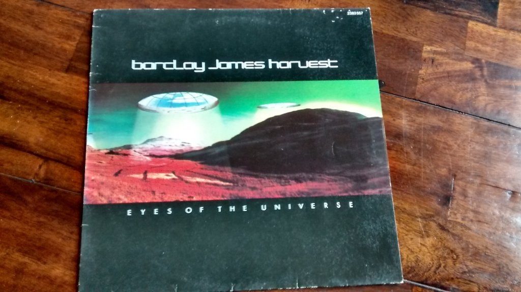 LP - Barclay James Harvest - Eyes of the universe, Cd's en Dvd's, Vinyl | Rock, Ophalen of Verzenden, Zo goed als nieuw, 12 inch