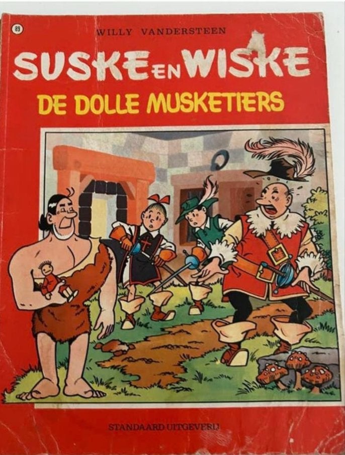 Suske en Wiske 89: De Dolle Musketiers - Eerste Jerom Album, Eén stripboek, Ophalen of Verzenden, Gelezen