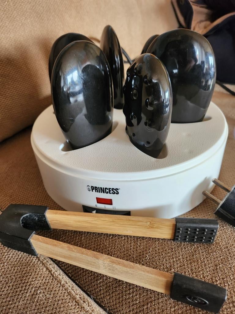 Princess Hot Stone Massage Set - Ontspanning Thuis, Witgoed en Apparatuur, Gourmetstellen, Gebruikt, Minder dan 4 personen, Ophalen of Verzenden