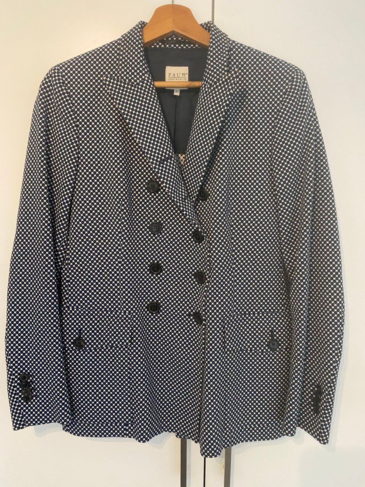Pauw blazer donkerblauw/wit, Kleding | Dames, Blauw, Jasje, Gedragen, Ophalen
