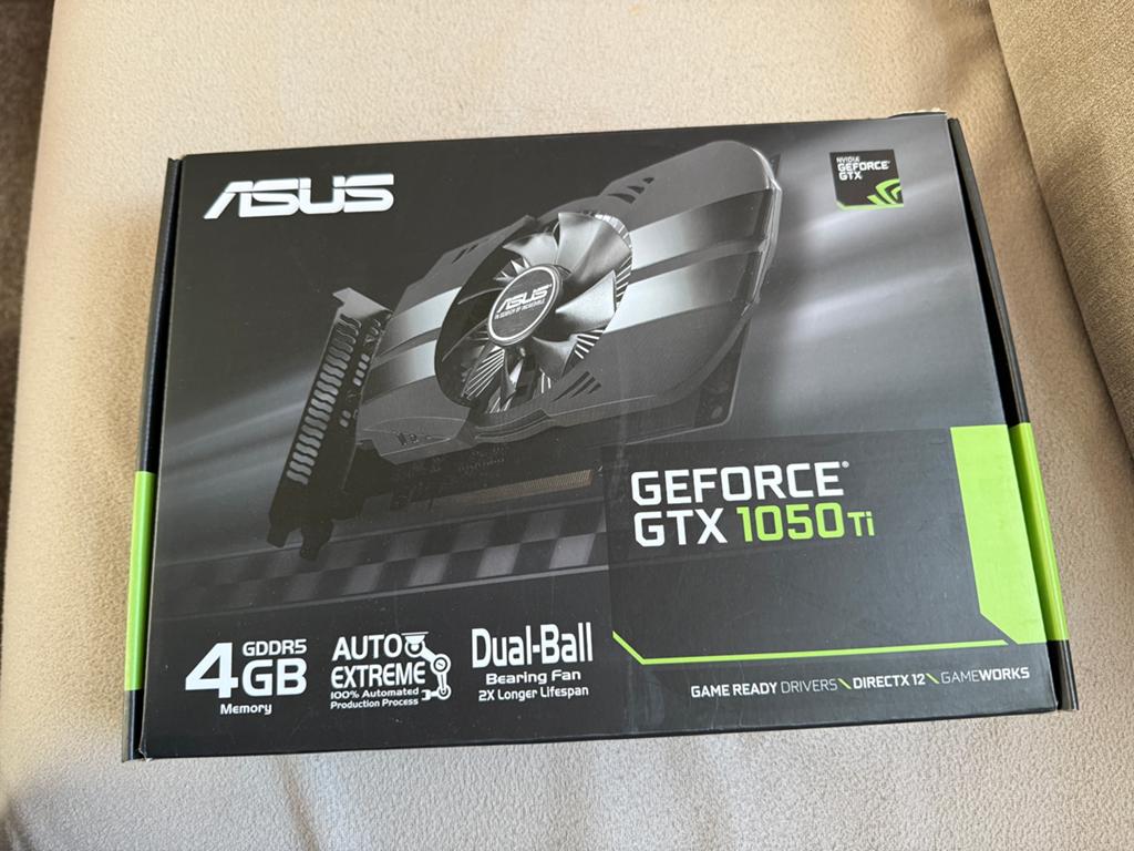 ASUS GTX 1050 Ti 4GB, Computers en Software, Videokaarten, Zo goed als nieuw, PCI-Express 3.0, GDDR5, Ophalen of Verzenden