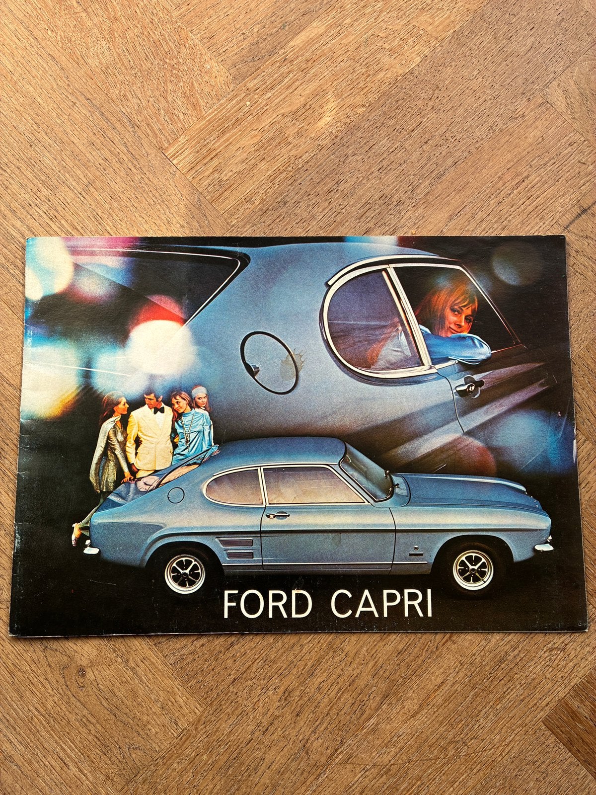 Ford Capri brochure 10/69, Verzenden, Zo goed als nieuw, Ford