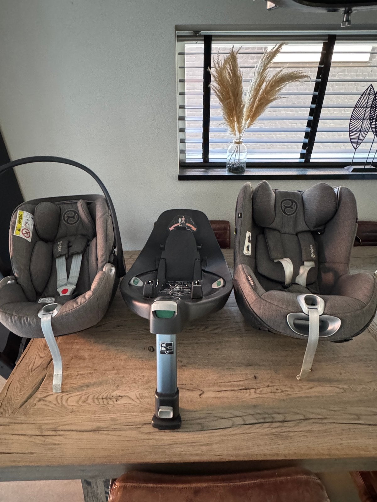 Cybex autostoel en maxicosi platinum set compleet, Zo goed als nieuw, Isofix, 0 t/m 13 kg, Ophalen
