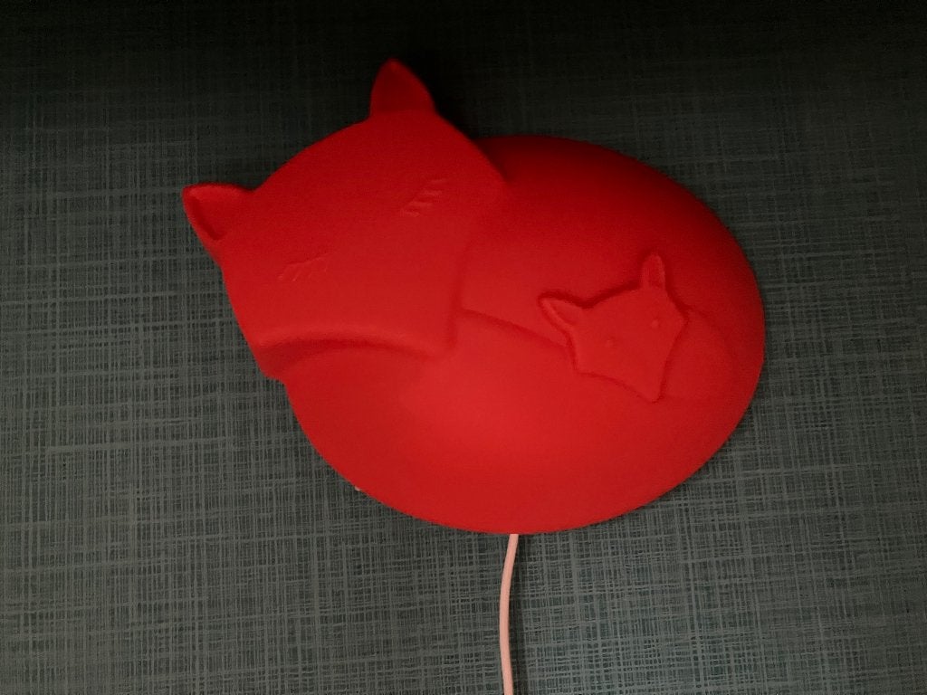 Ikea lamp vos, Ophalen of Verzenden, Zo goed als nieuw, Kunststof