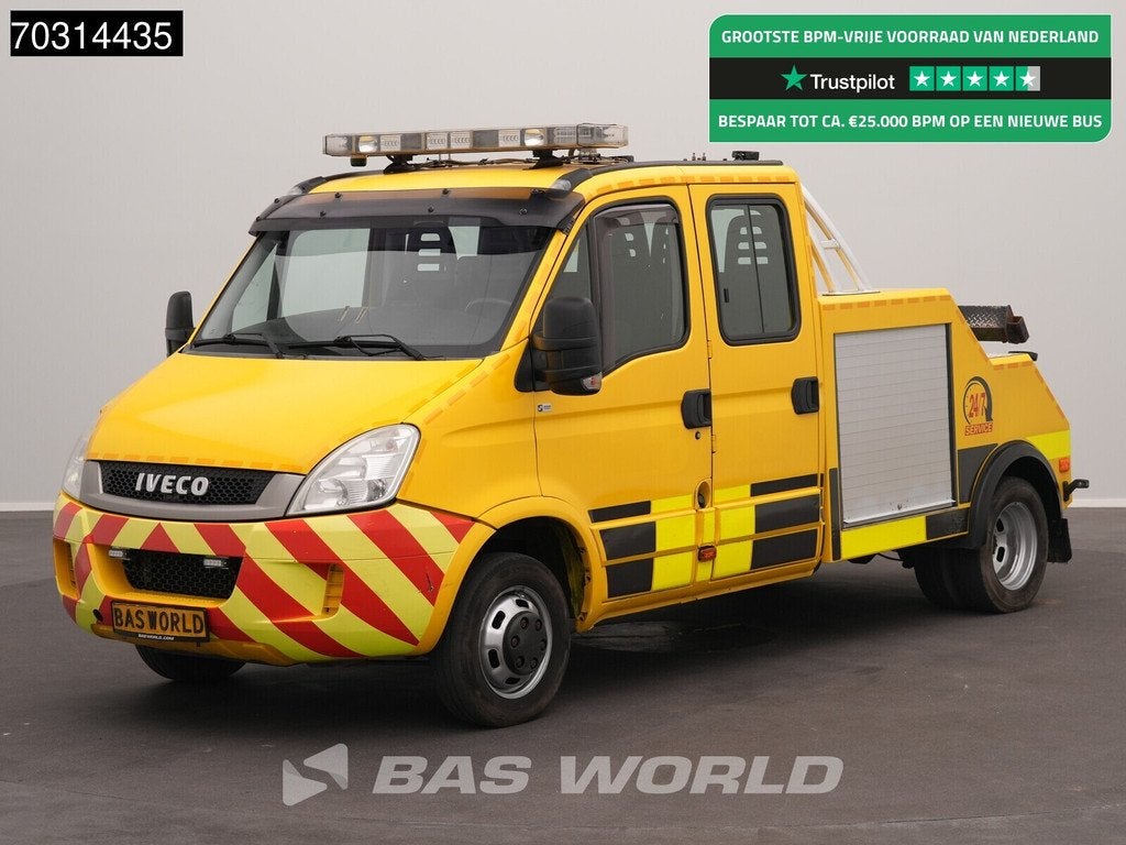 Iveco Daily 50C17 3.0L Dubbellucht 170PK Servicevoertuig Dub, Auto's, Bestelauto's, Bedrijf, Te koop, Achteruitrijcamera, Airconditioning