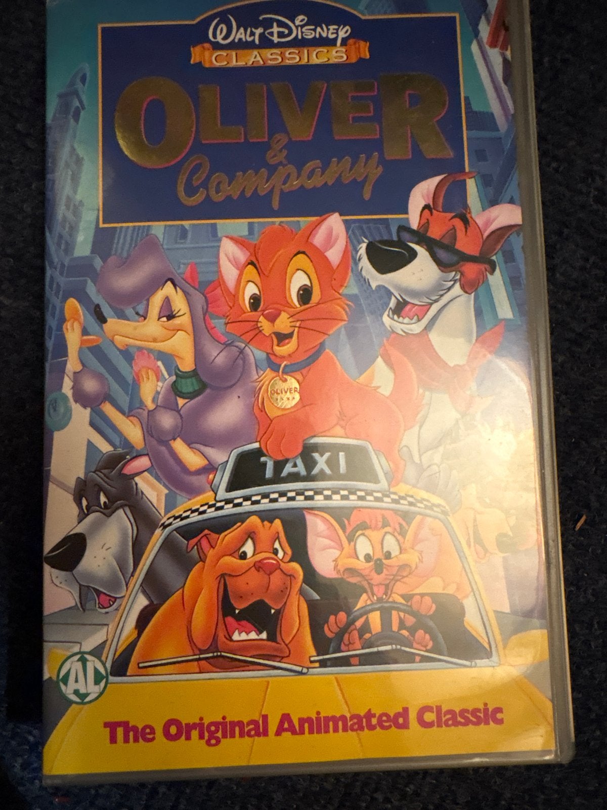 Oliver & Company VHS - Walt Disney Classics, Alle leeftijden, Kinderfilm, Ophalen of Verzenden, VHS