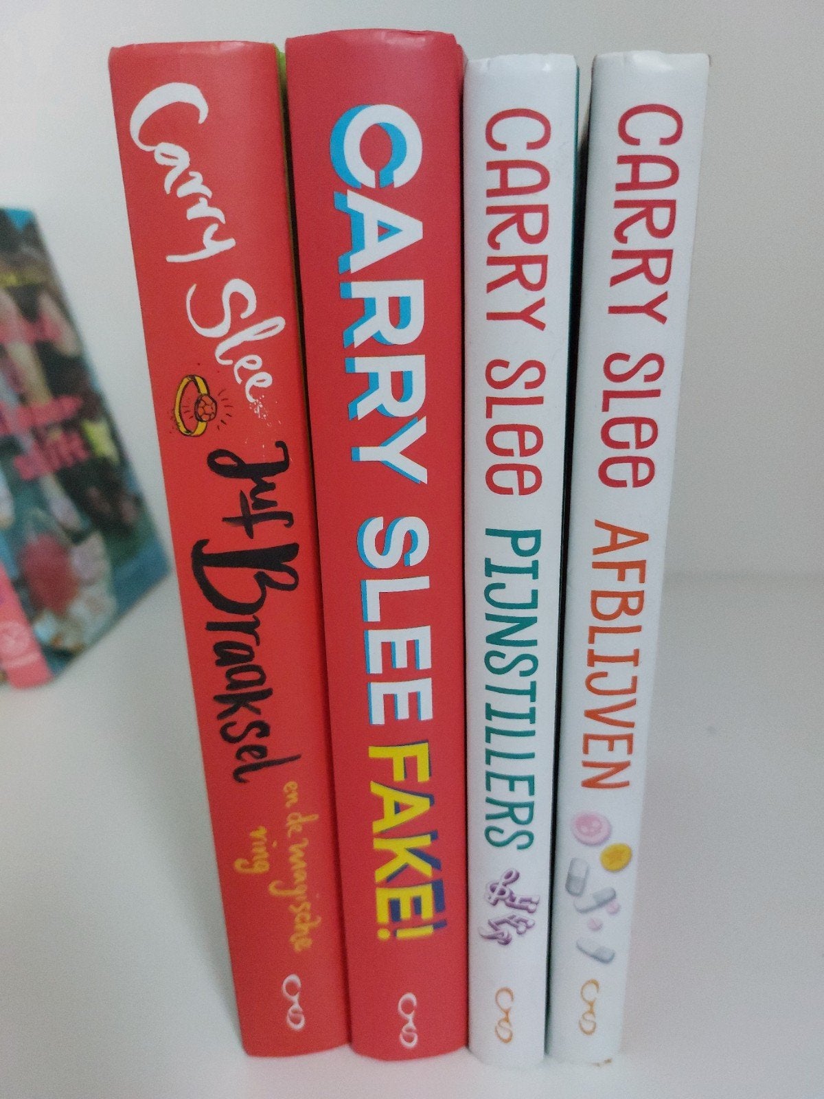 Carry Slee: Pijnstillers, Afblijven, Fake!, Juf Braaks, Ophalen, Gelezen, Carry Slee, Fictie algemeen