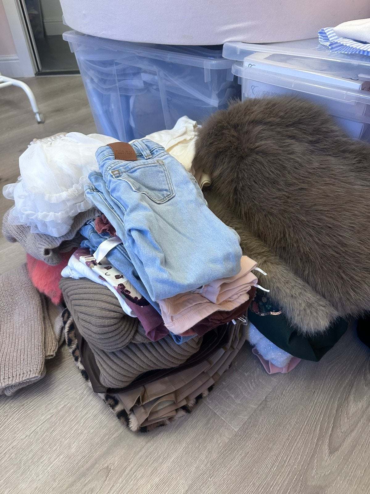 Pakket meisjes winter kleding 110/116, Ophalen, Gebruikt, Maat 68