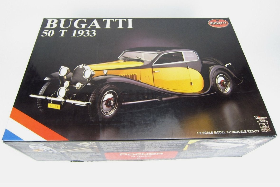 Bugatti 50 T 1933 Pocher 1/8 nieuw, Ophalen, Nieuw, Auto