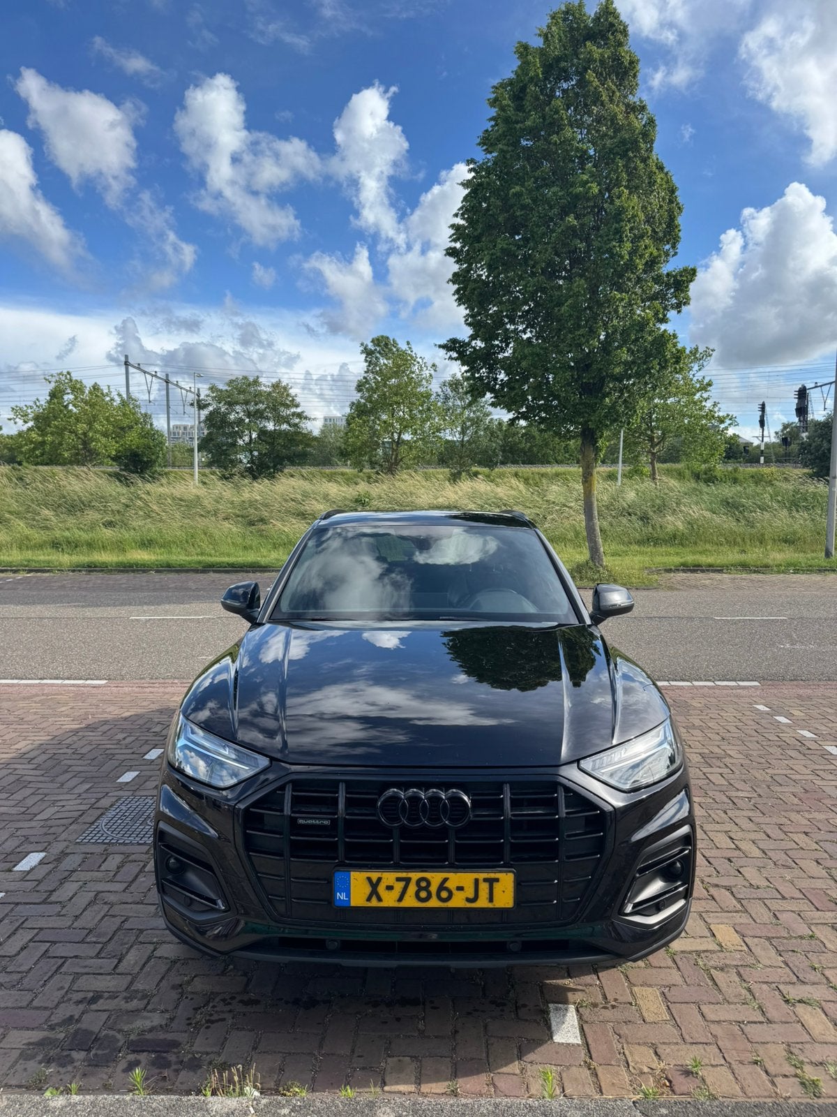 Audi Q5 50 Tfsi e 299pk Phev S Tronic Quattro 2021 Zwart, Auto's, Audi, Automaat, Zwart, Plug-in hybride, Vierwielaandrijving