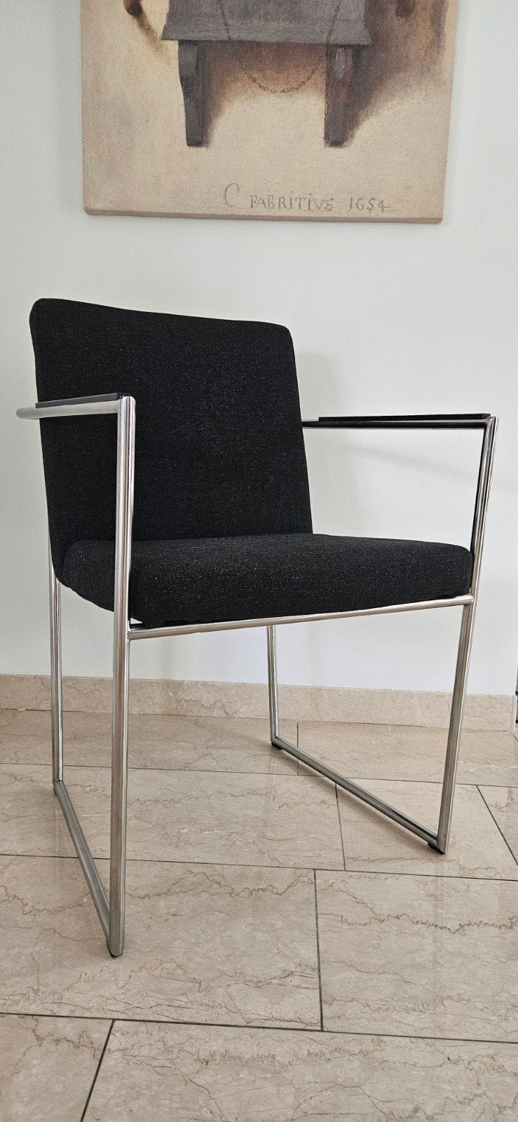 Harvink Dash stoel - Design stoel, 4 stuks, Huis en Inrichting, Ophalen, Modern design, Gebruikt, Zwart