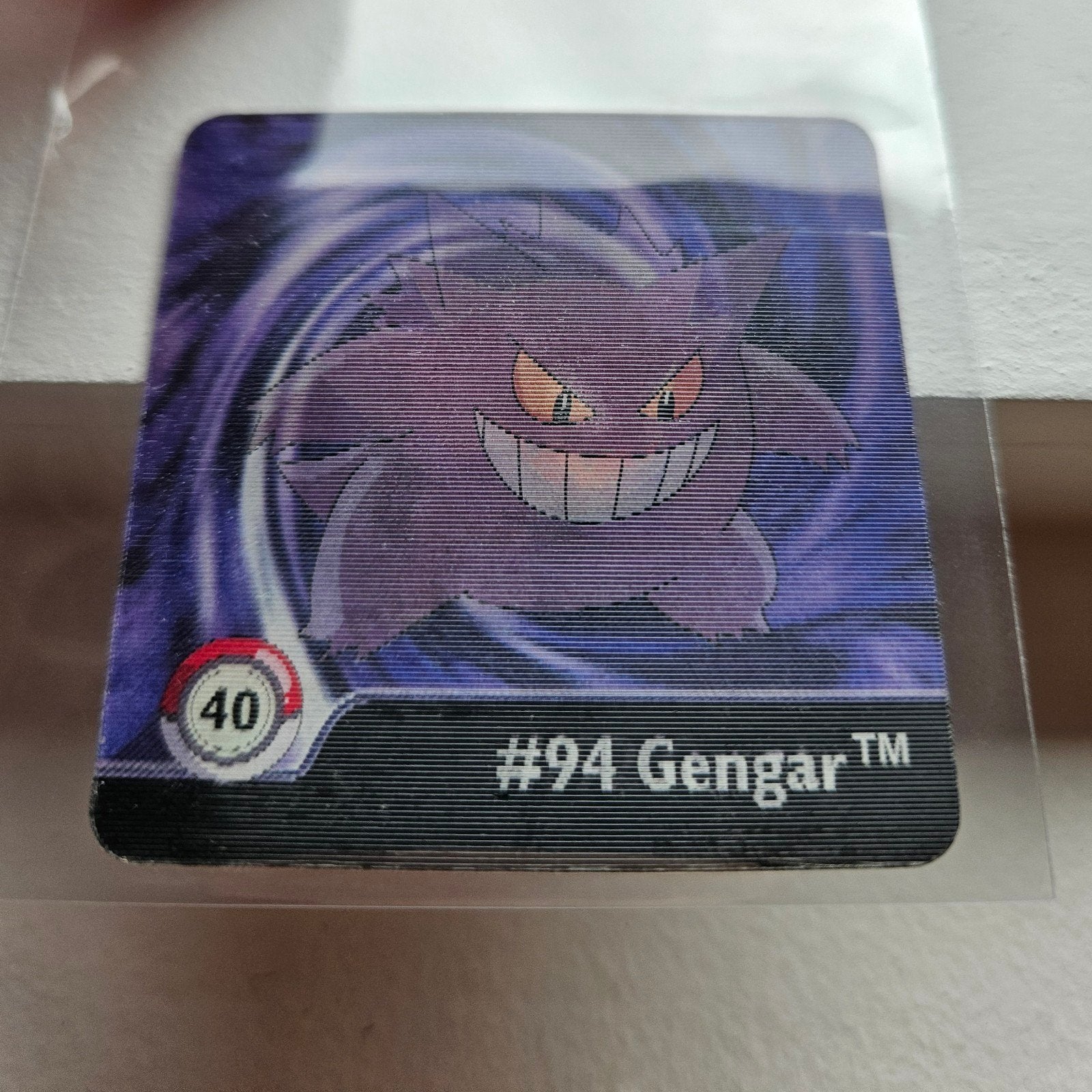 Gengar Flipz 1999 #40 Gastly Haunter Series One Action Flipz, Verzenden, Zo goed als nieuw, Losse kaart