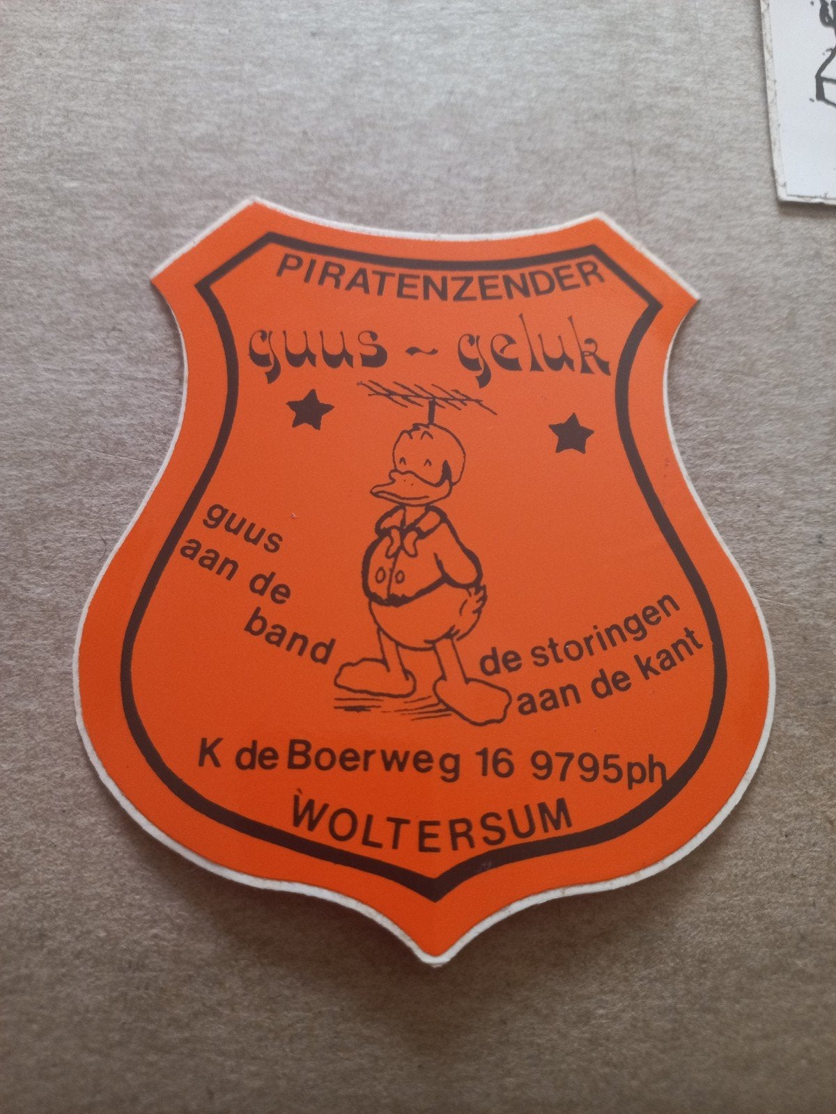 Piratenzender guus geluk woltersum, Ophalen of Verzenden, Zo goed als nieuw