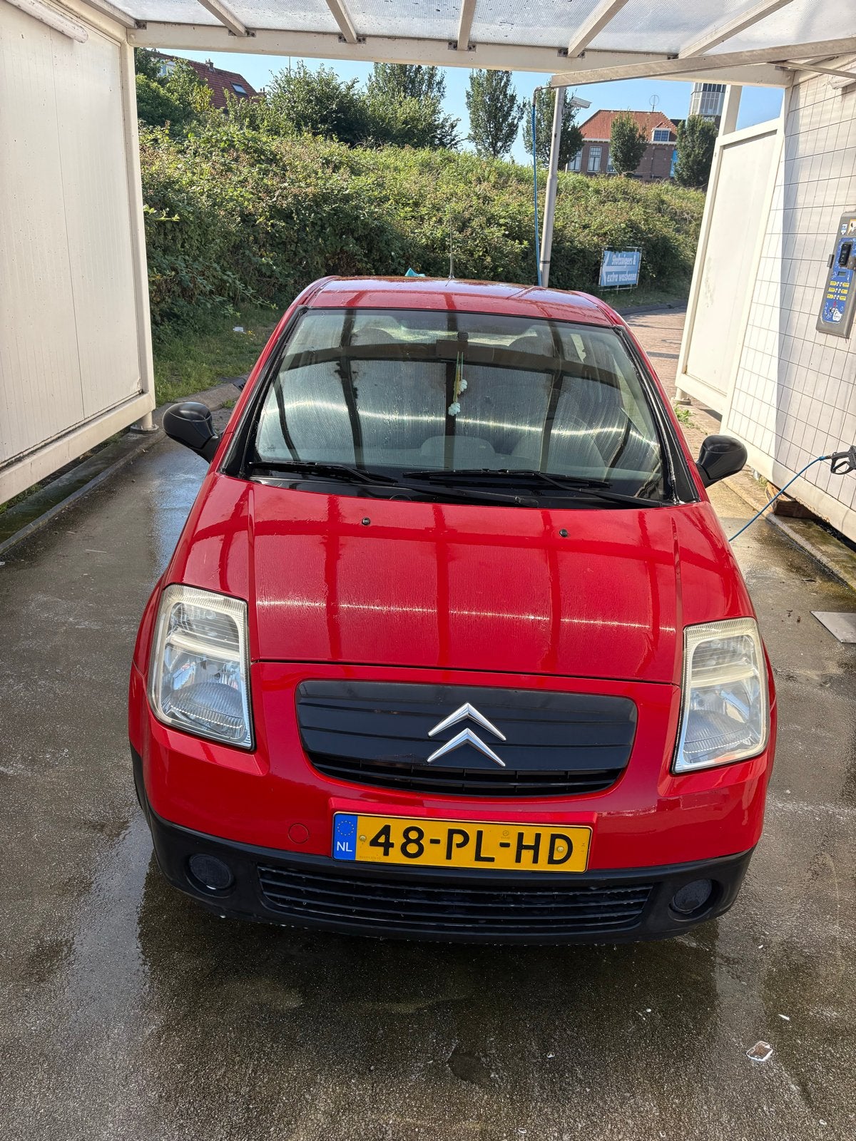Citroën C2 1.1 I 2004 Rood, Auto's, Citroën, Voorwielaandrijving, 450 kg, 525 kg, 31 €/maand