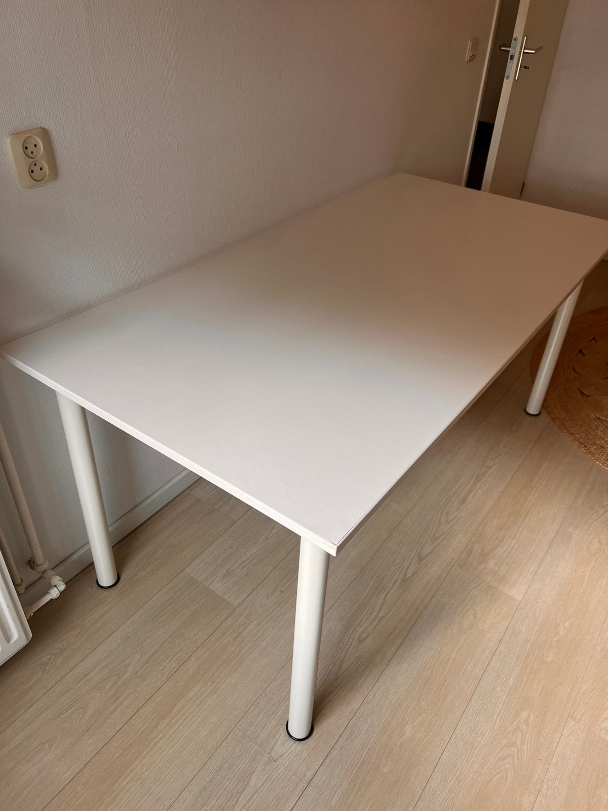 Wit bureau 80x160x72 cm, Huis en Inrichting, Bureaus, Ophalen, Zo goed als nieuw, Wit