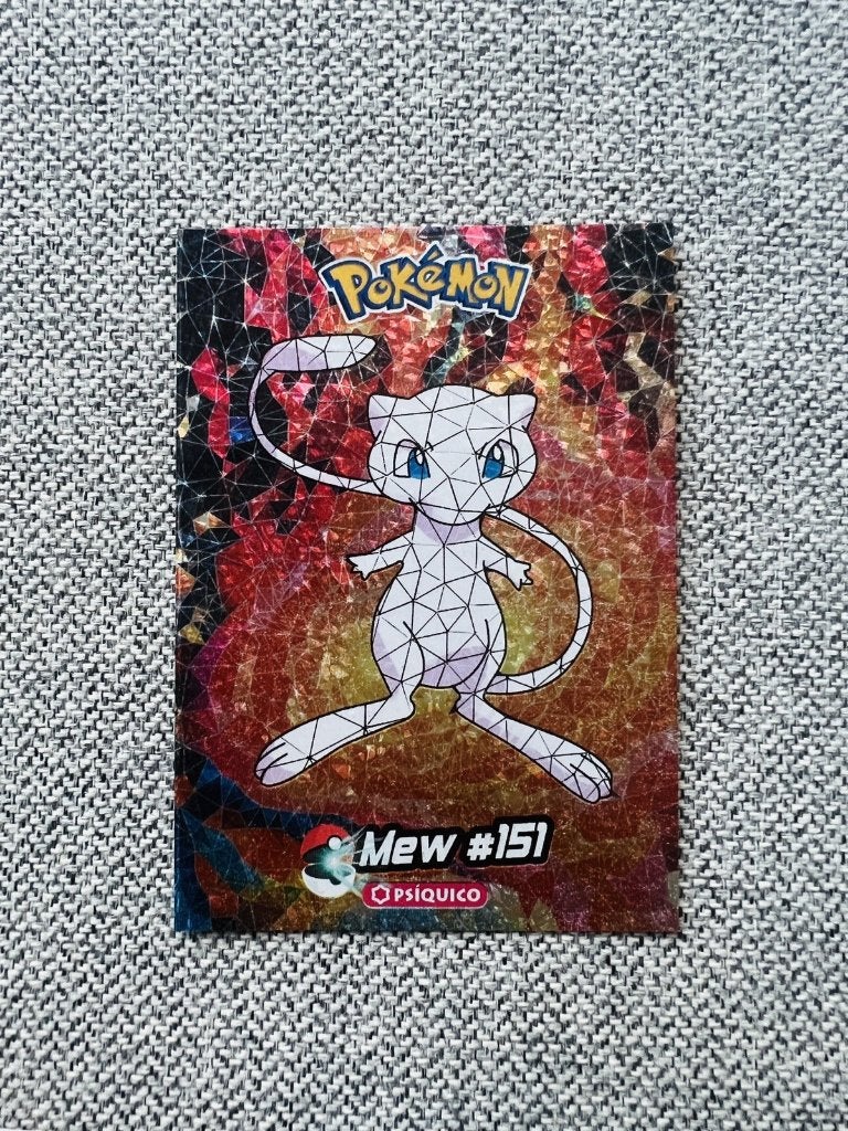 Mew 151 Johto Card Top Collection Promo Pokemon, Verzenden, Zo goed als nieuw, Losse kaart, Foil