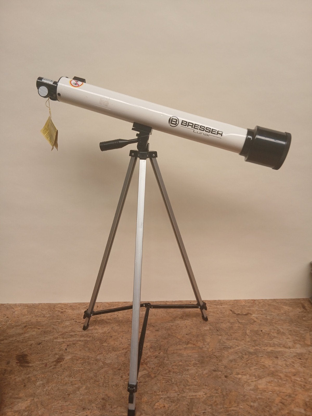 Bresser Lunar Telescoop f=700mm d=60mm met statief, Audio, Tv en Foto, Optische apparatuur | Telescopen, Gebruikt, Lenzentelescoop (refractor)