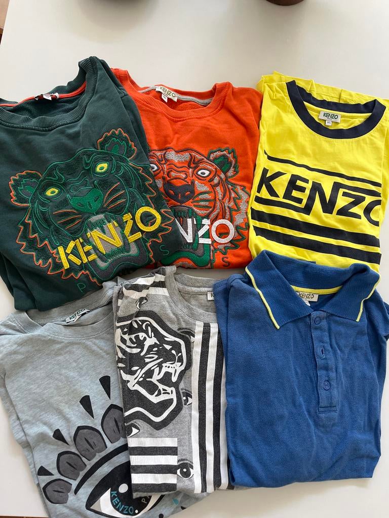 5 Kenzo truien en longsleeves voor kinderen, Ophalen of Verzenden, Gebruikt, Jongen of Meisje
