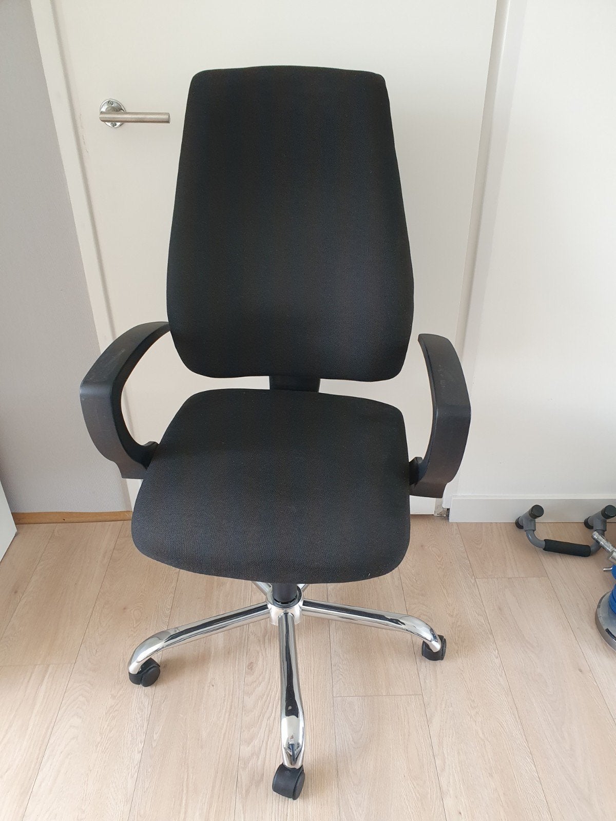 Burostoel Bureaustoel hoogte verstelbaar + verstelbare rug, Ophalen, Zwart, Bureaustoel