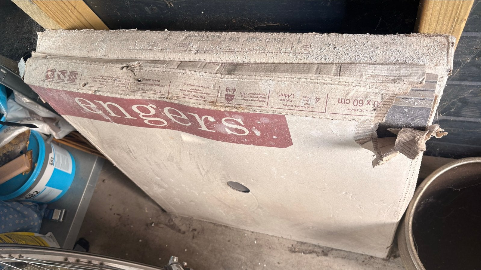 GRATIS Vloertegels Grijs 60x60 cm (2x1,44 m²), Ophalen, 60 cm of meer, Keramiek, Nieuw