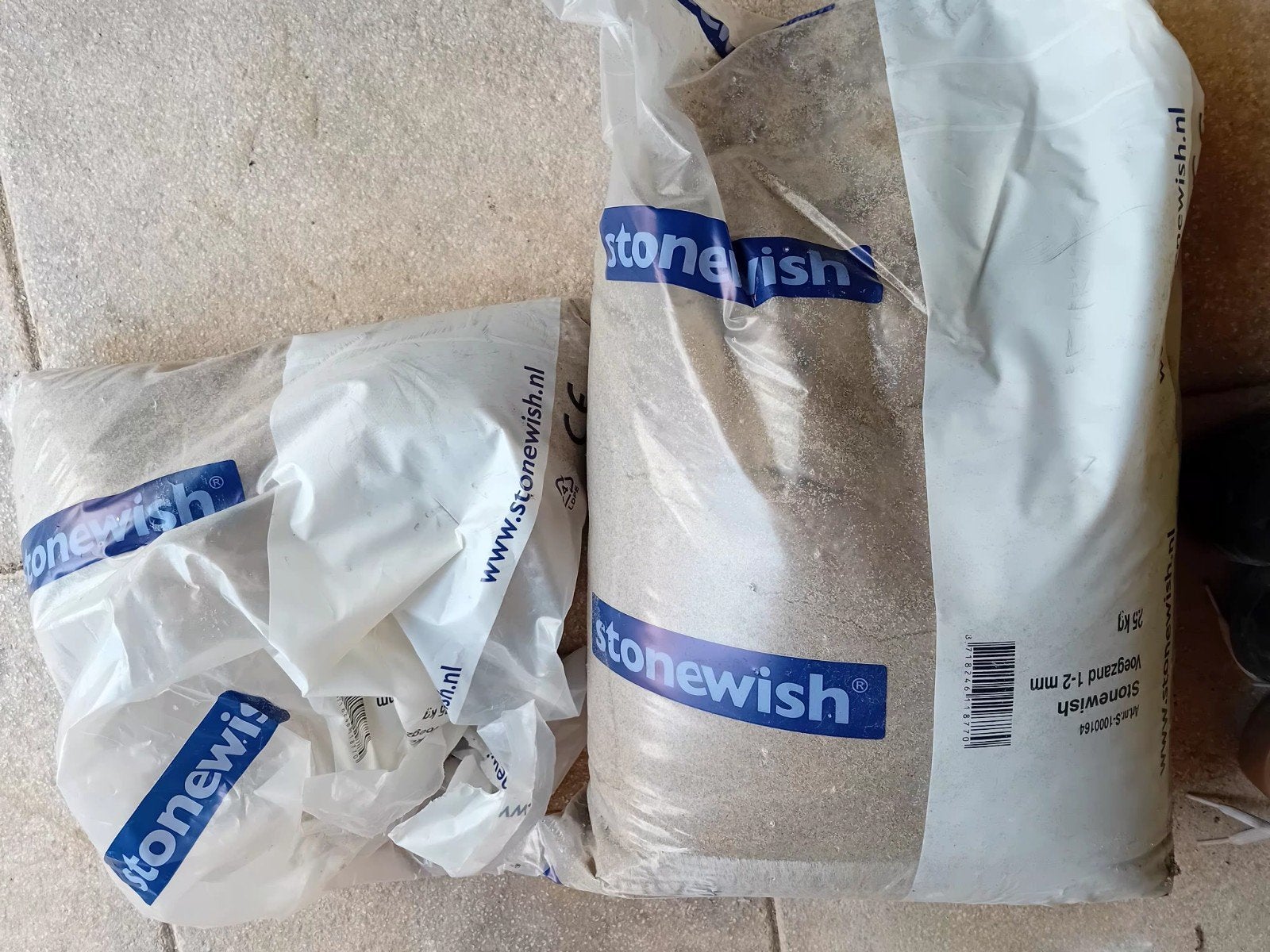 voegzand 30  kg gratis af te halen, Tuin en Terras, Ophalen, Nieuw, Voegzand