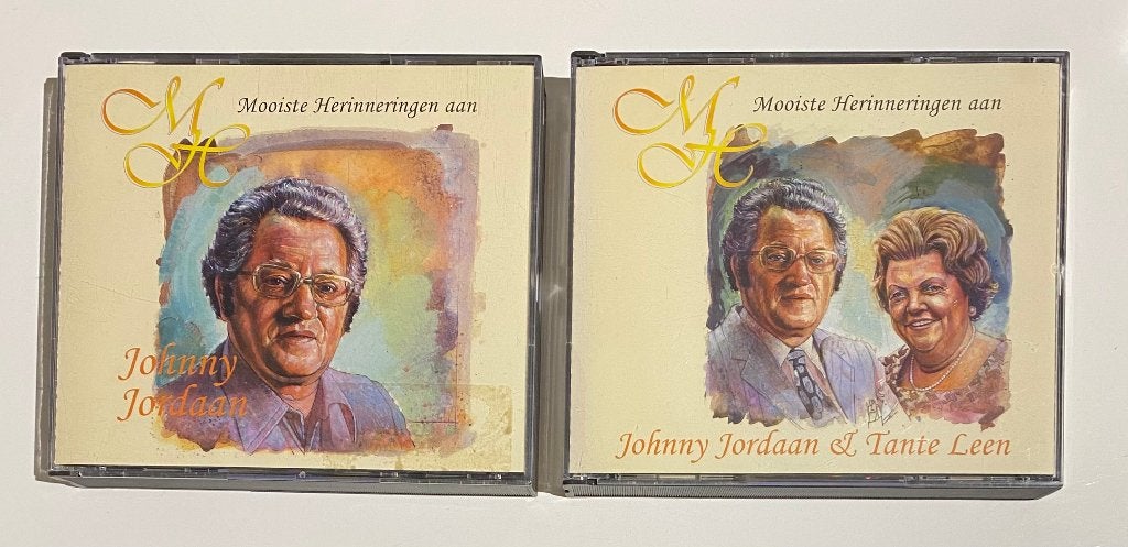 Johnny Jordaan & Tante Leen - Mooiste Herinneringen als set!, Ophalen of Verzenden, Zo goed als nieuw, Levenslied of Smartlap