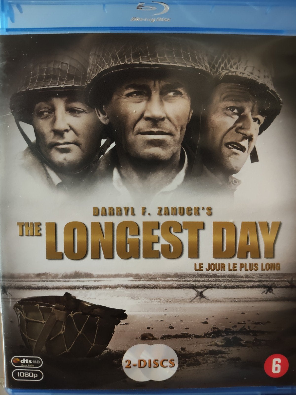 The Longest Day 2 Disc Bluray NL ZGAN!!, Ophalen of Verzenden, Zo goed als nieuw, Klassiekers
