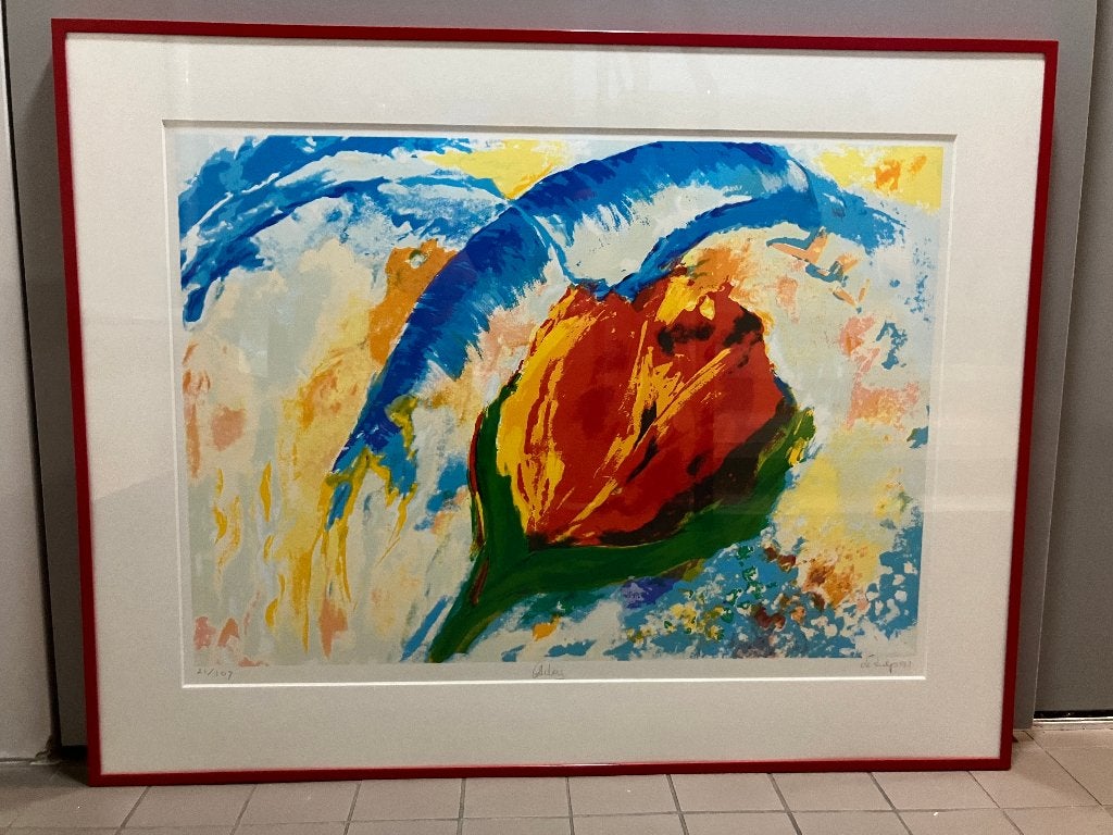Schilderij, Antiek en Kunst, Overige stijlen, Overige technieken, Papier, Ophalen