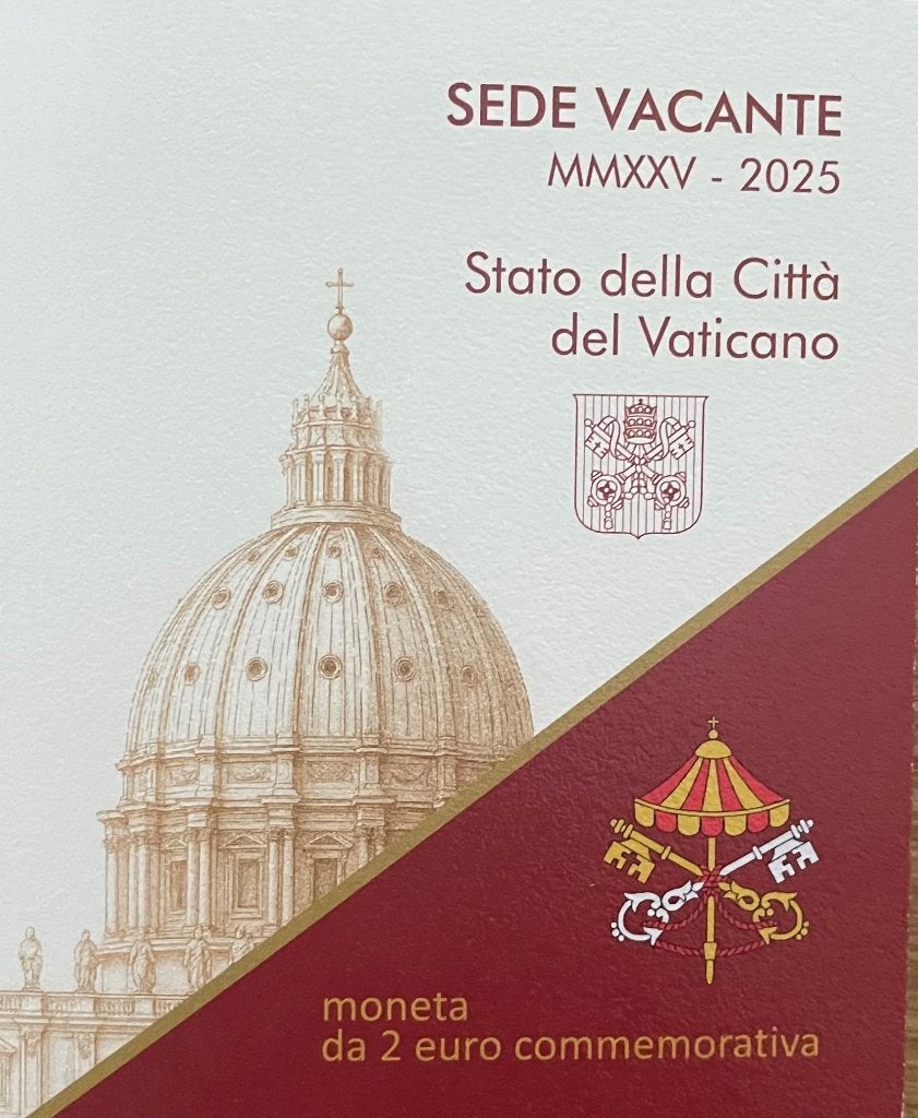2 Euromunt 2025 Sede Vacante, Ophalen of Verzenden, Vaticaanstad, 2 euro, Losse munt