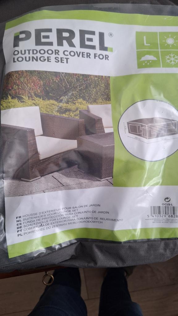 Nieuwe Perel Hoes voor Buitentuinset 2x3 meter, Tuin en Terras, Tuinmeubel-accessoires, Ophalen of Verzenden, Nieuw