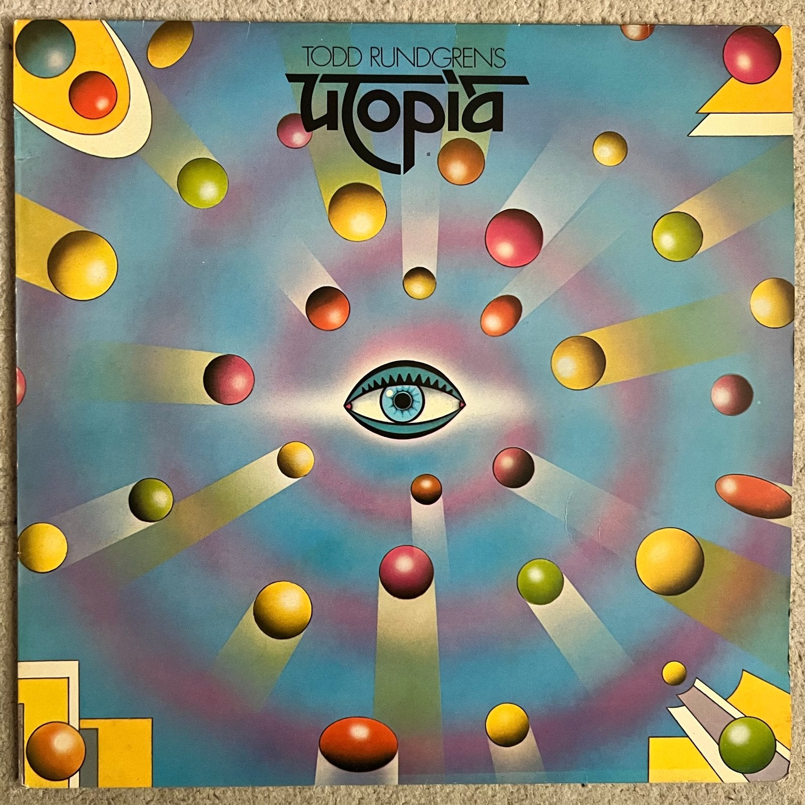 Todd Rundgren's Utopia - Utopia LP (1974), Cd's en Dvd's, LP, Rock, Originele persing, Ophalen of Verzenden