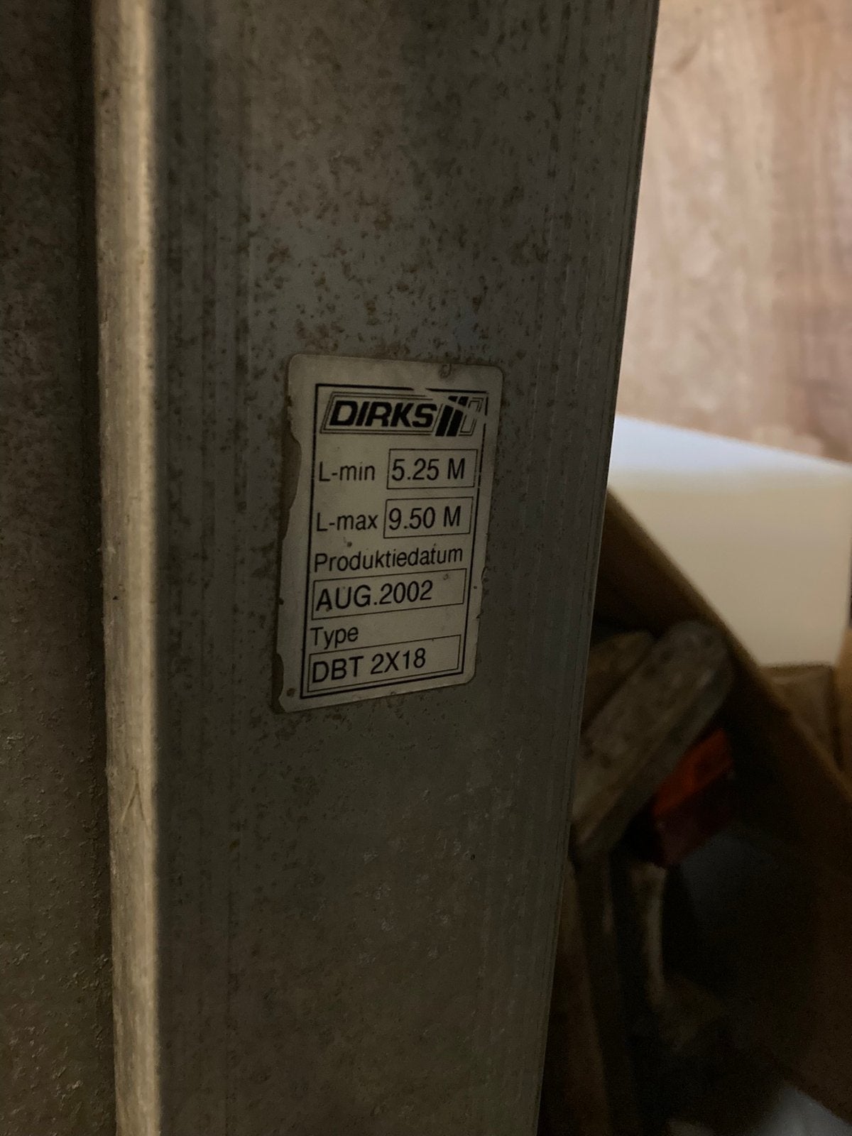 Dirks aluminium ladder, Ophalen, Gebruikt, Ladder