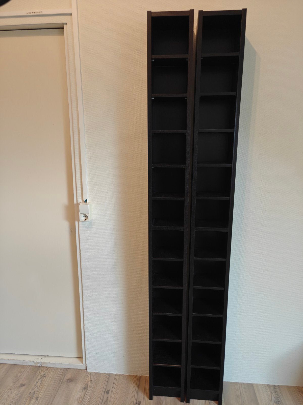 2x CD/Display kast zwart gratis, Ophalen, Gebruikt, 150 discs of meer, Hout